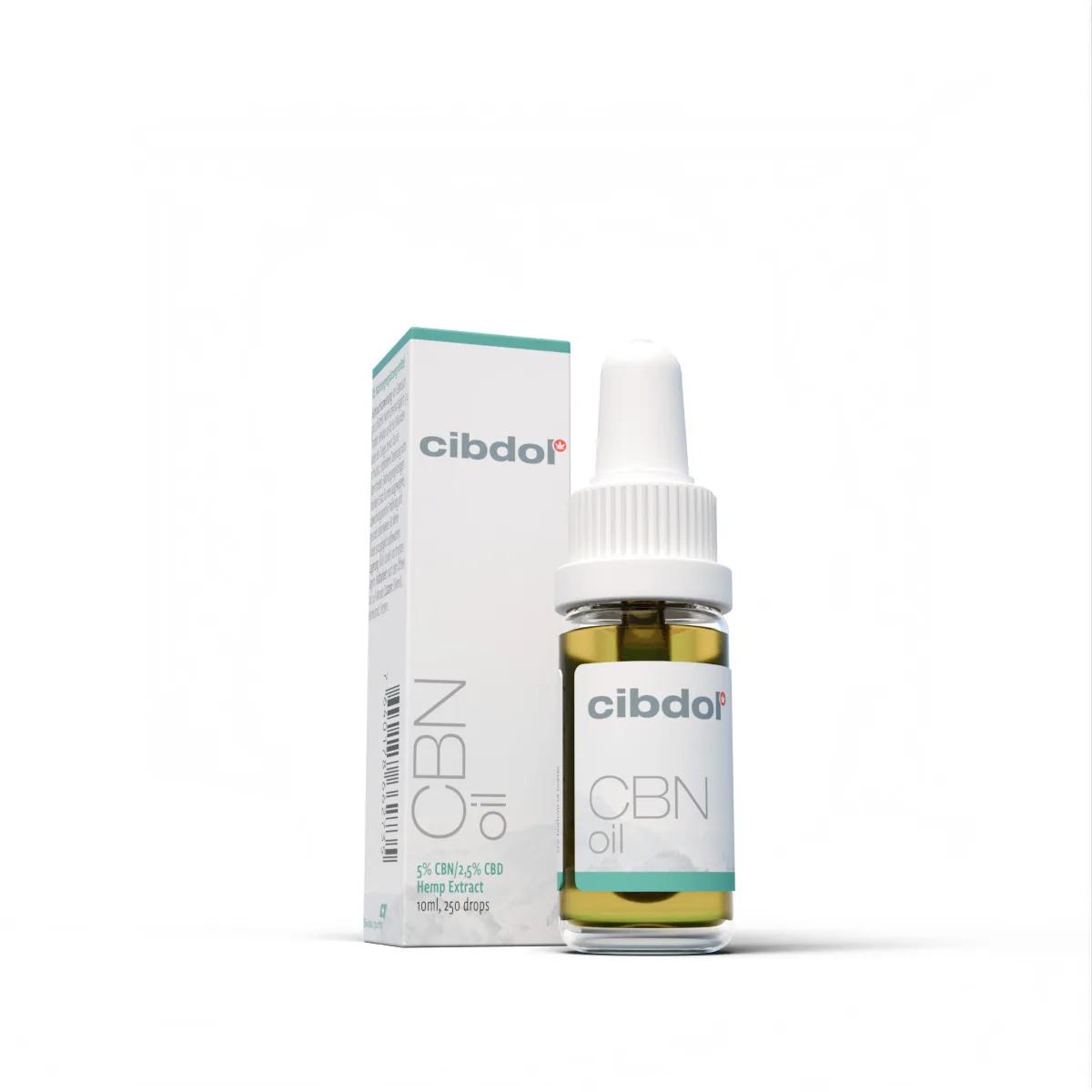 Huile CBN 5% + CBD 2,5% Cibdol