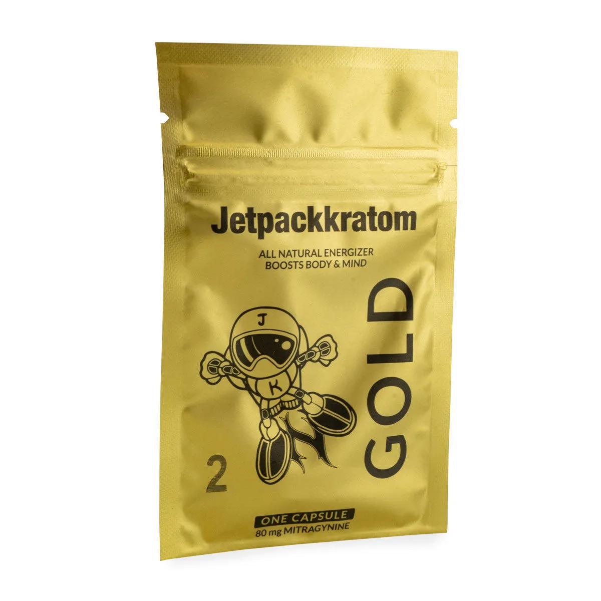 Jetpackkratom GOLD 80mg Extrait - Gélules