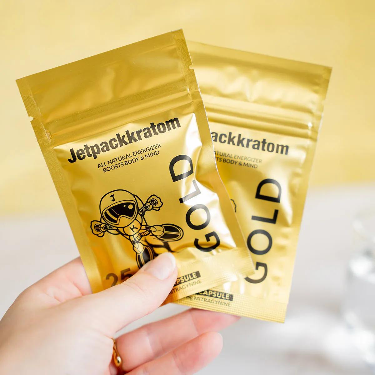 Jetpackkratom GOLD 80mg Extrait - Gélules